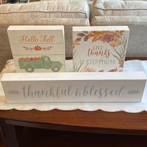 Fall decor signs bundle